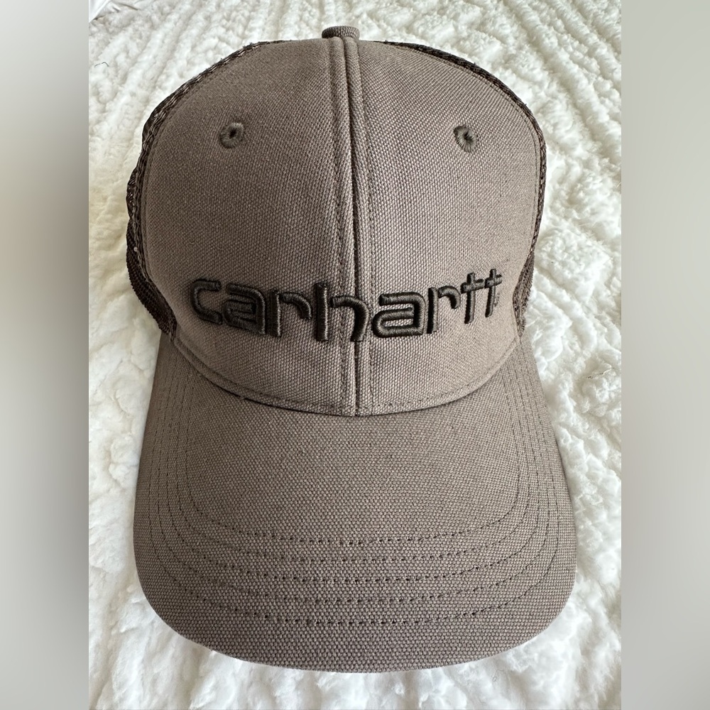 Carhartt Brown Mesh Snapback Hat